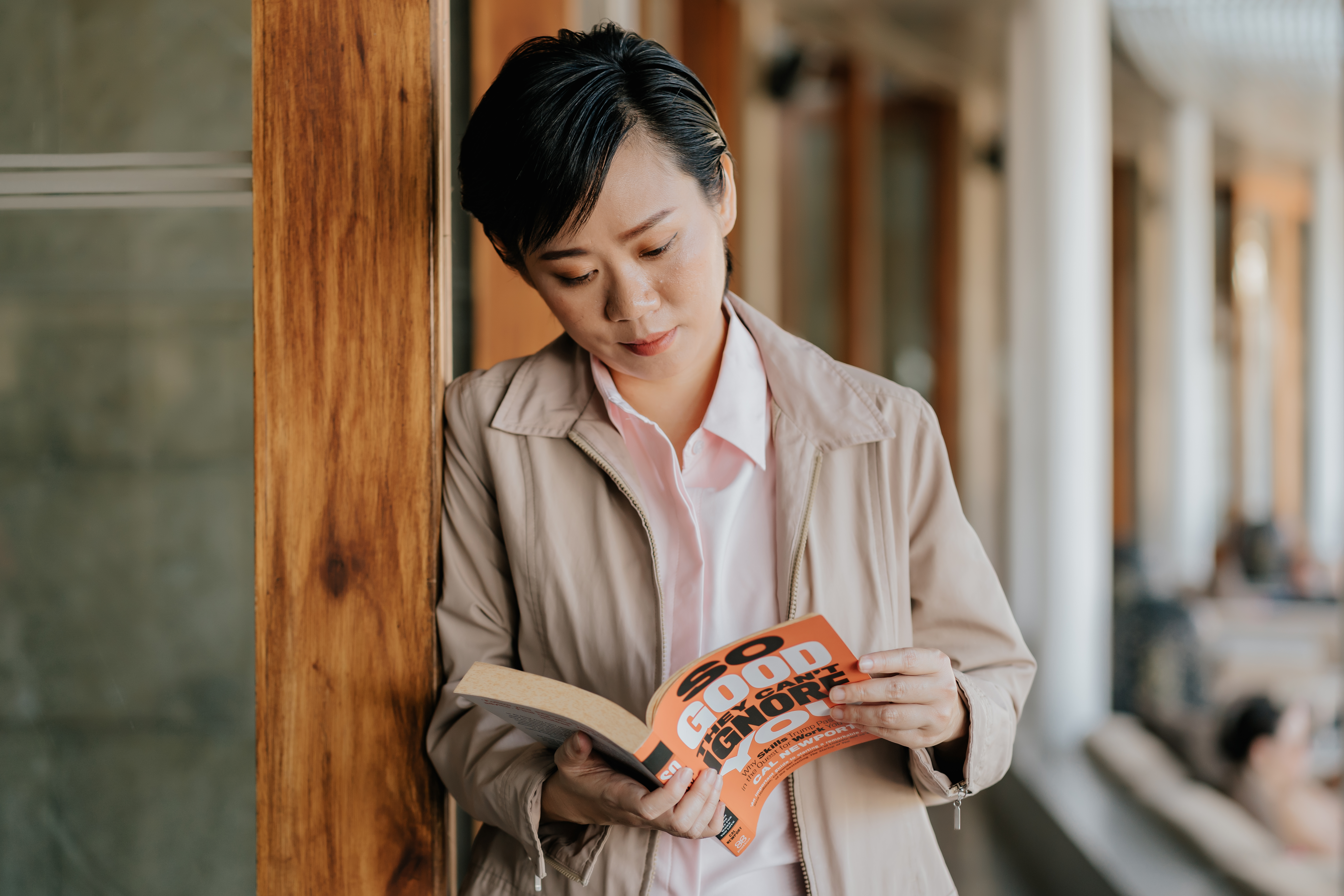 Sim Wei Ping reading